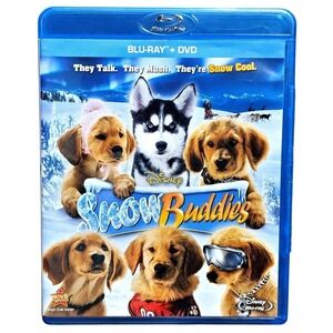 Disney Snow Buddies Blu-ray DVD Combo Movie EUC